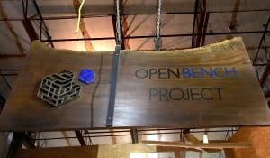 Open Bench Project Sign Makerspace