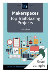 Book cover of book about Makerspaces